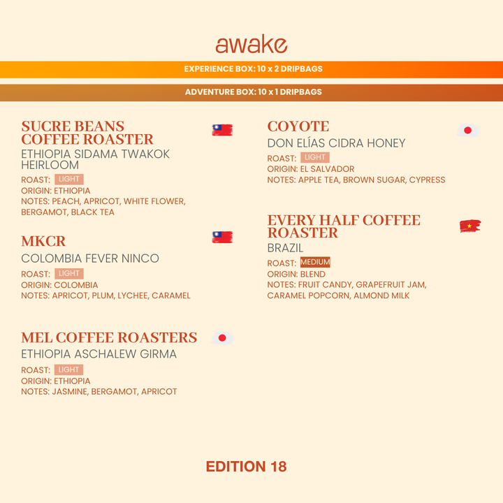 3-Month Subscription - Adventure (Box of 10 Drip Bags/Month | Shipping Included)