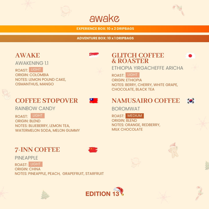 3-Month Subscription - Adventure (Box of 10 Drip Bags/Month | Shipping Included)