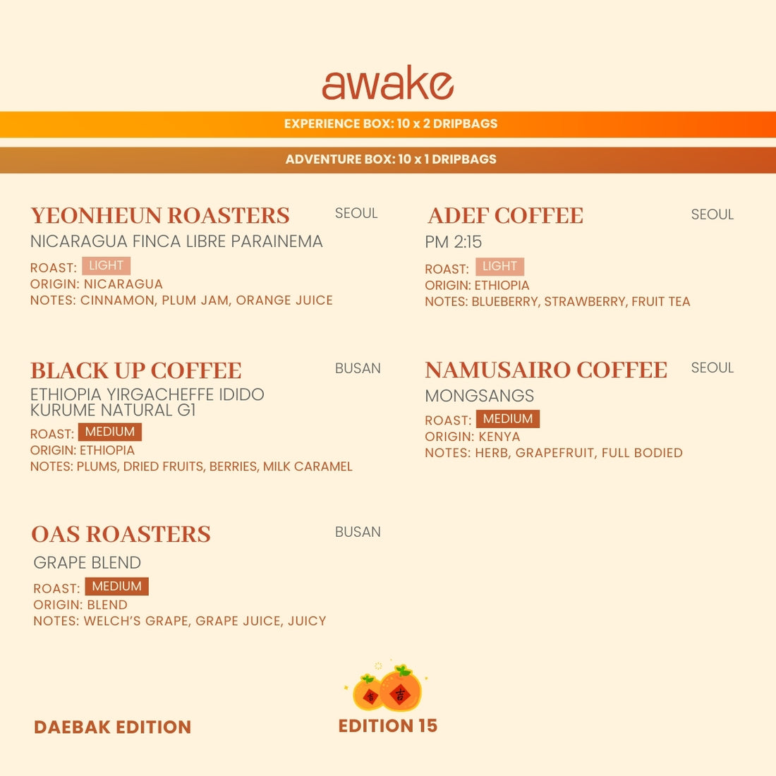 3-Month Subscription - Experience (Box of 20 Drip Bags/Month | Shipping Included)