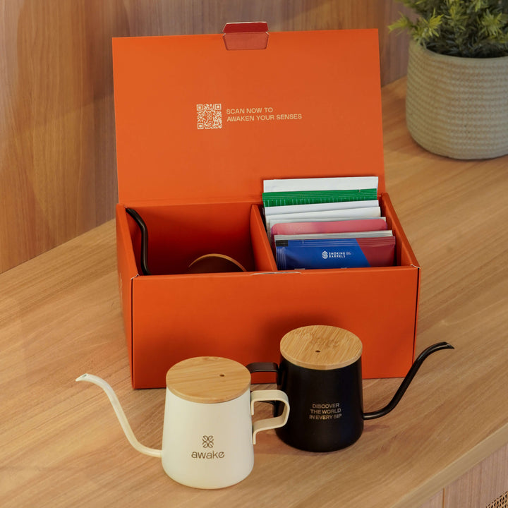 Special Edition: Box of 10 Drip Bags with Gooseneck Kettle