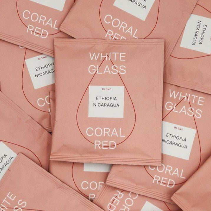 White Glass Coffee Box